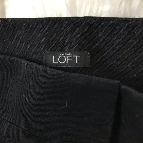 Ann Taylor Loft Marisa Ankle fit black pants, sz 8 - Picture 2 of 7